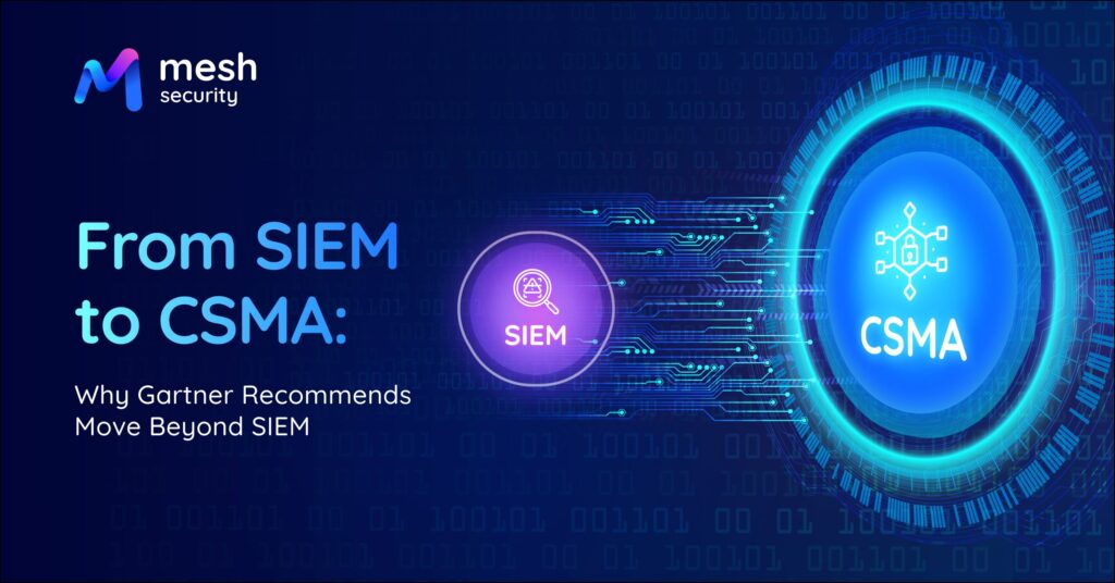 From SIEM to CSMA: Why Gartner Recommends Move Beyond SIEM